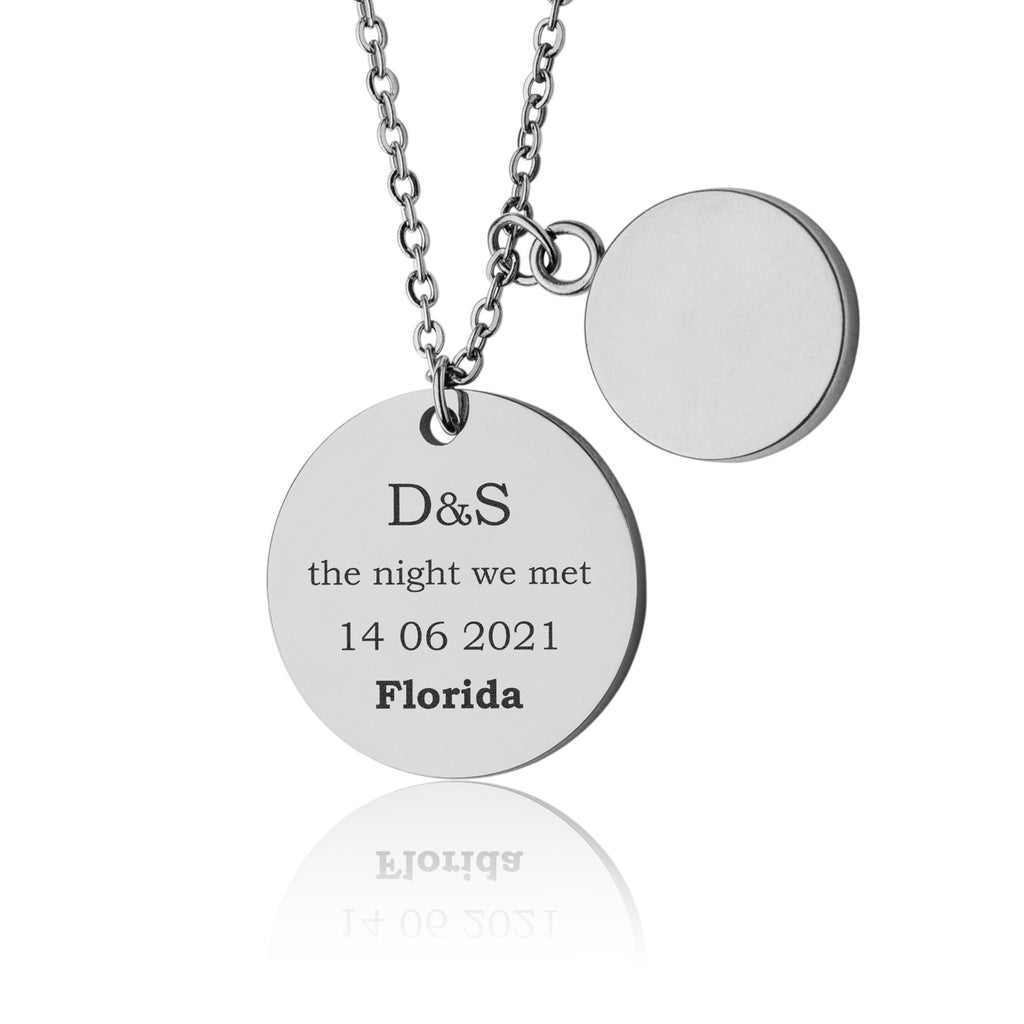 Žvaigždžių žemėlapio ir mėnulio fazės karoliai, personalizuota gimtadienio dovana jai, personalizuota jubiliejaus dovana moterims, pakabukas mamai, S-008