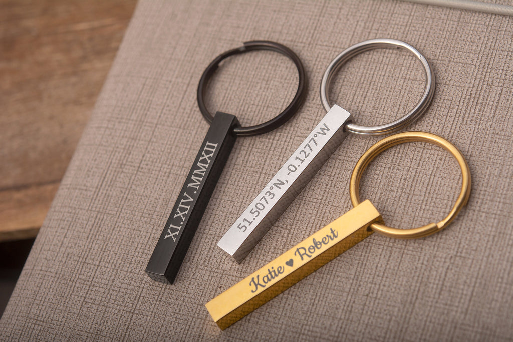 Morsės abėcėlės raktų pakabukas, slapta žinutė raktų pakabuke vaikinui ar merginai, personalizuota dovana jai ar jam, individualizuotas 3D juostos formos papuošalas, S-061